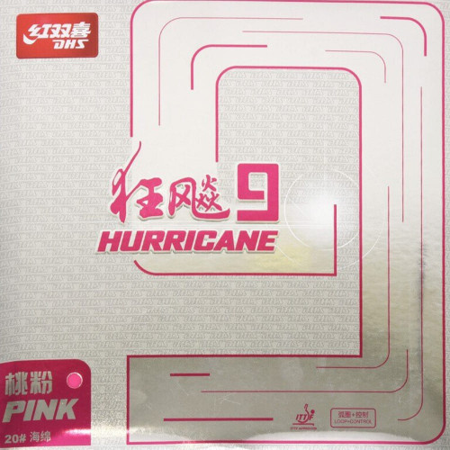 Накладка DHS Hurricane 9 - 38 2.15 мм Рожева