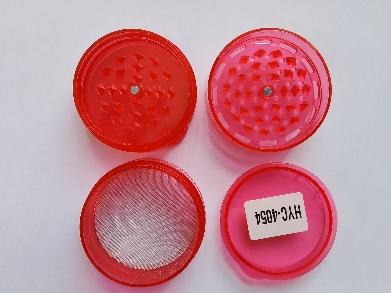 Гриндер для измельчения табака No Brand HL-176 Череп 50х42 мм Red (17454-hbr)