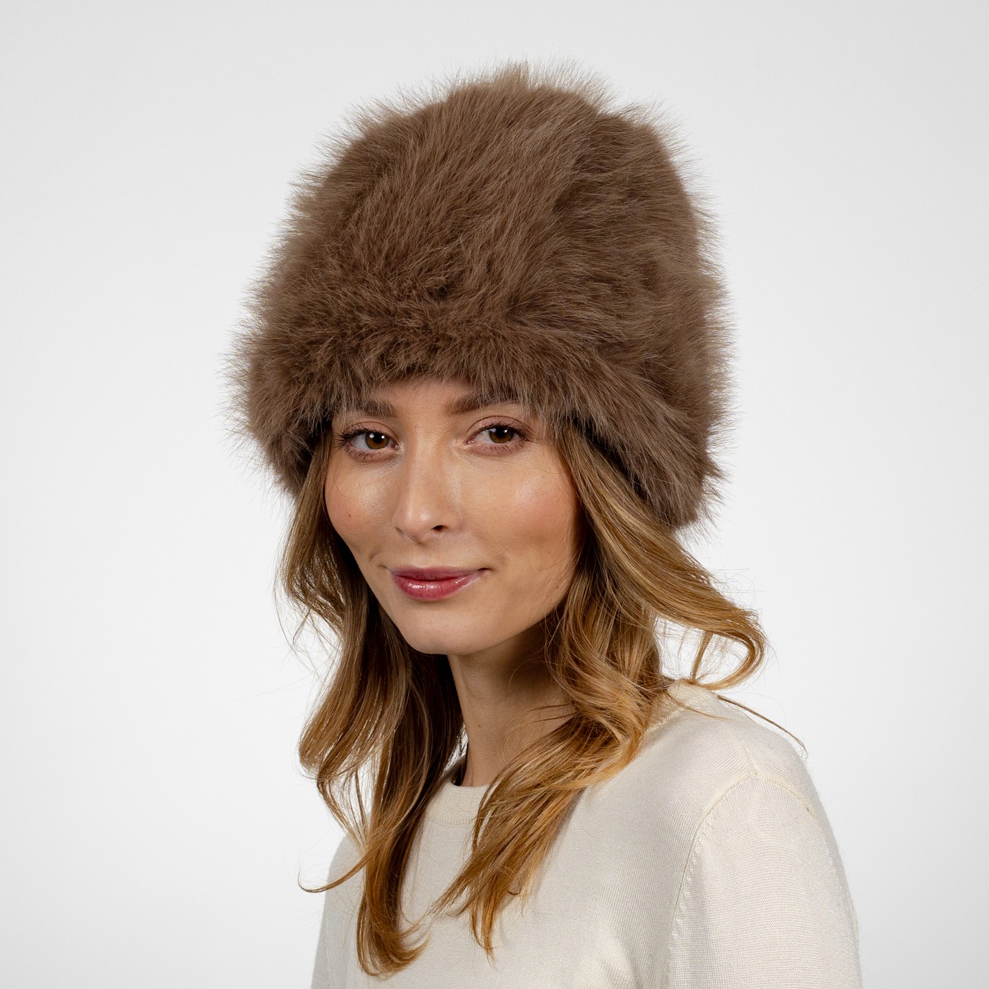 Шапка кубанка женская LuckyLOOK Юнесса 55-58 Коричневый 664-579