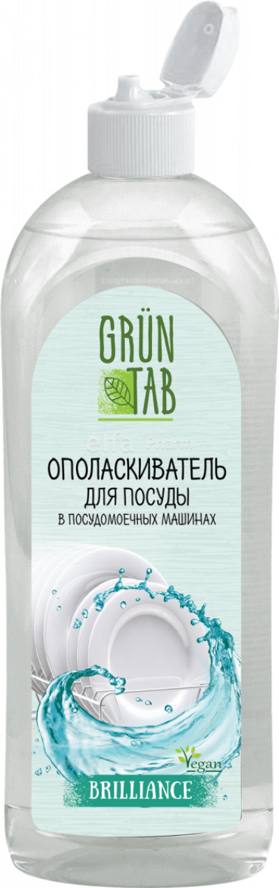 Ополіскувач для посуду в посудомийних машинах Grun Tab Brilliance 750 мл (hub_6h4bzt)