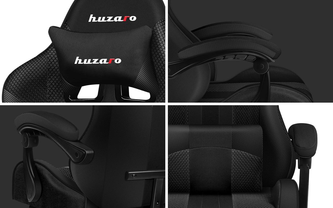 Комп'ютерне крісло Huzaro Force 4.7 Carbon тканина