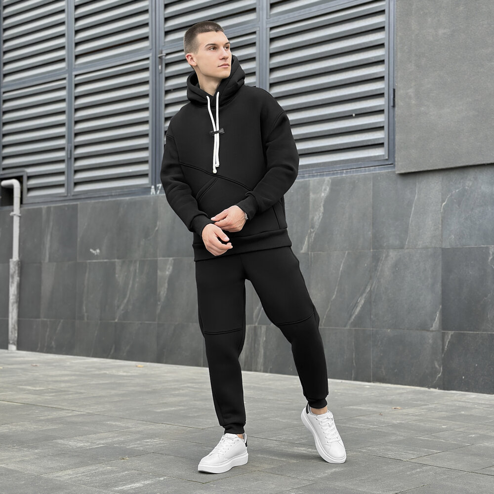 Спортивный костюм мужской Pobedov Space 376781 XXXL Черный (00000006917)