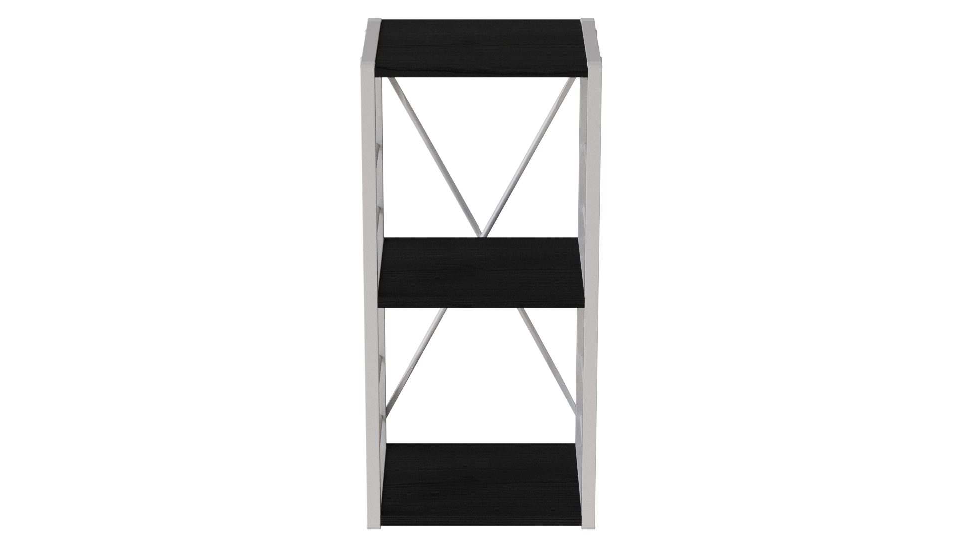 Етажерка 3/34 Ferrum-decor Серії Конект із тумбою 144x34x28 Білий ДСП Сосна Кембра (FD1009)