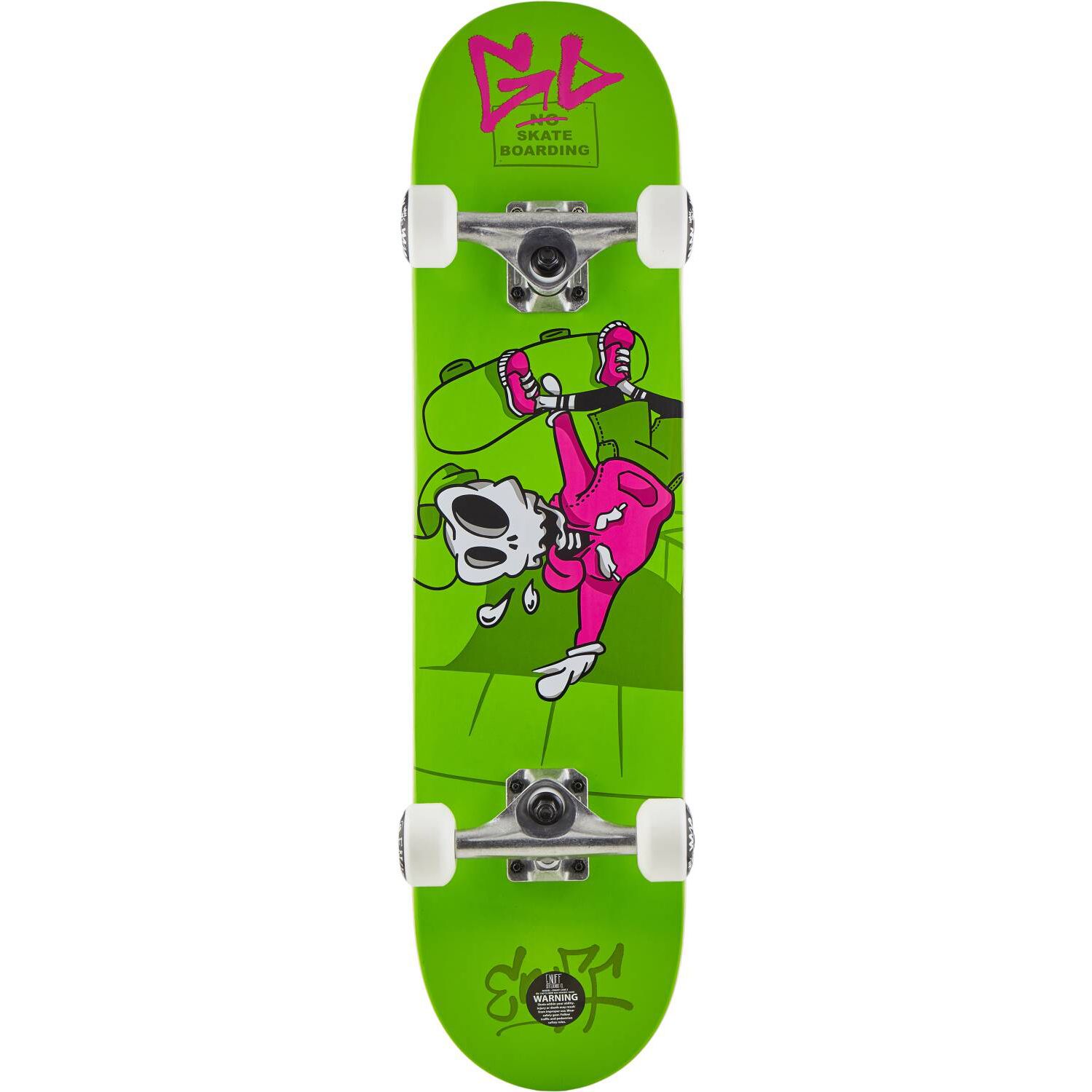 Скейтборд Enuff Skully 7.75х31.5 дюймів Зелений (1012-ENU2100-GR)