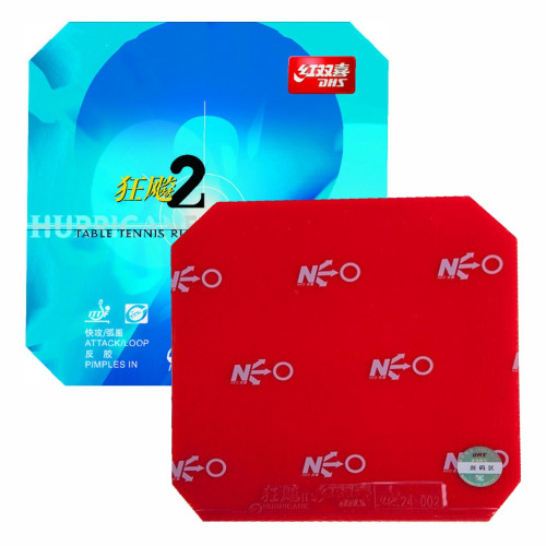Накладка DHS Hurricane Neo 2 - Soft 2.2 мм Красный