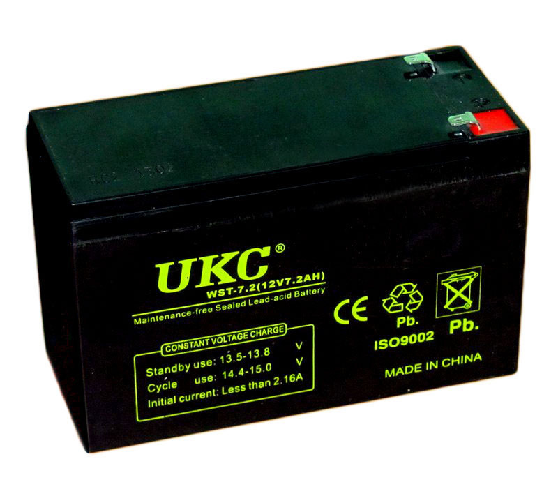 Аккумуляторная батарея UKC 12V 7.2Ah WST-7.2 RC201502 (003606)