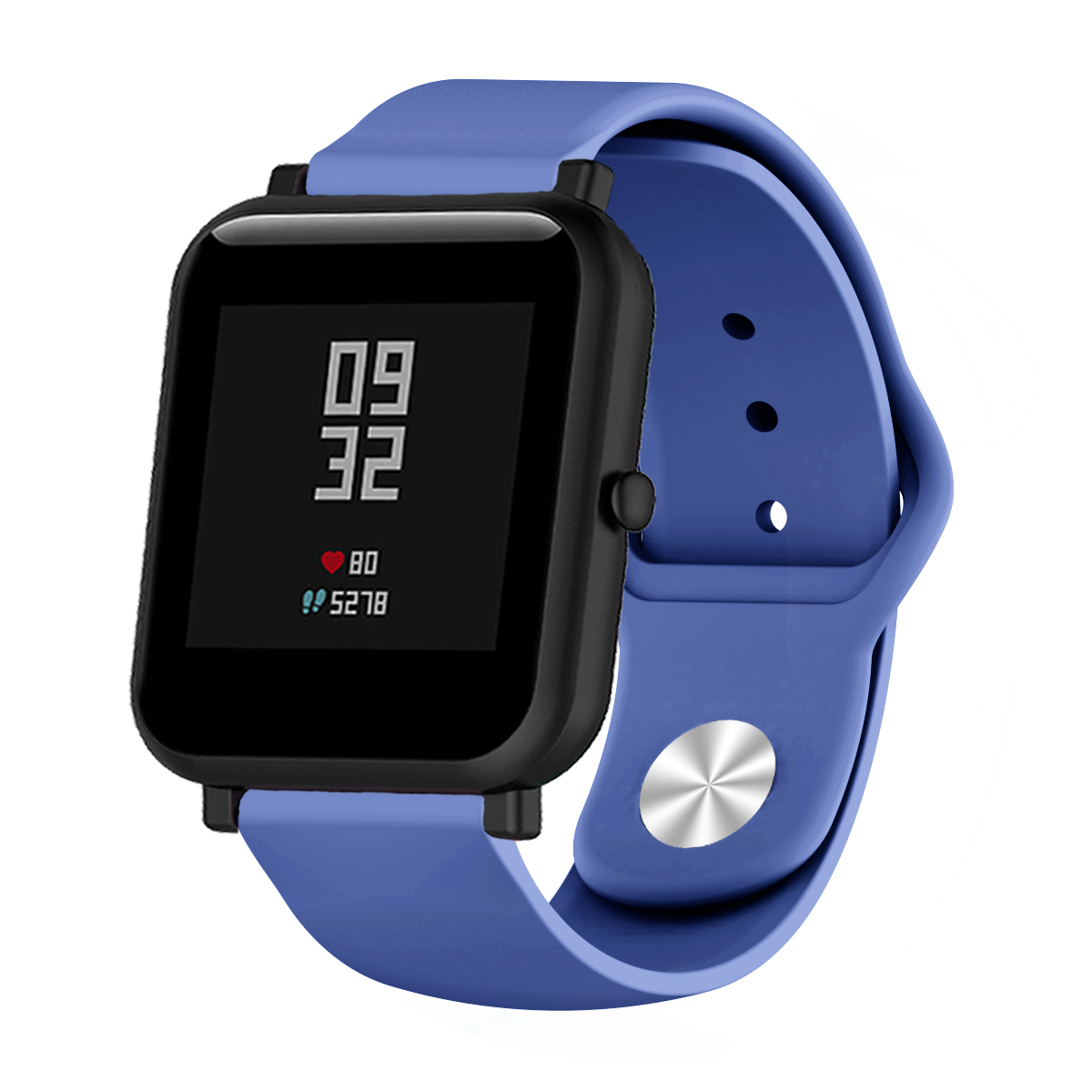 Ремешок BeWatch силиконовый для Xiaomi Amazfit BIP Navy (1010389)