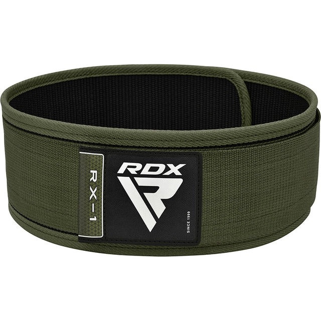Пояс для тяжелой атлетики RDX RX1 Weight Lifting Belt Army Green S (2215067513)