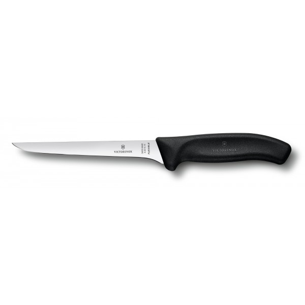 Кухонний ніж Victorinox Swiss Classic обвалочний гнучкий 150 мм Чорний (6.8413.15)