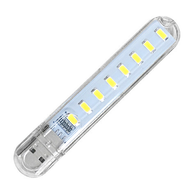 Лампа світлодіодна USB Lesko H1926-8 LED Холодне світло