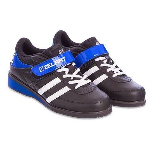 Штангетки взуття для важкої атлетики OB-1264 Zelart 45 Чорно-синій (06363040)