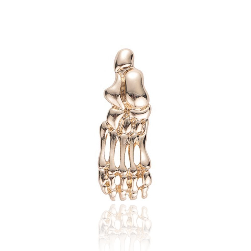 Брошь-значок BROCHE Стопа золотистая BRGV111830