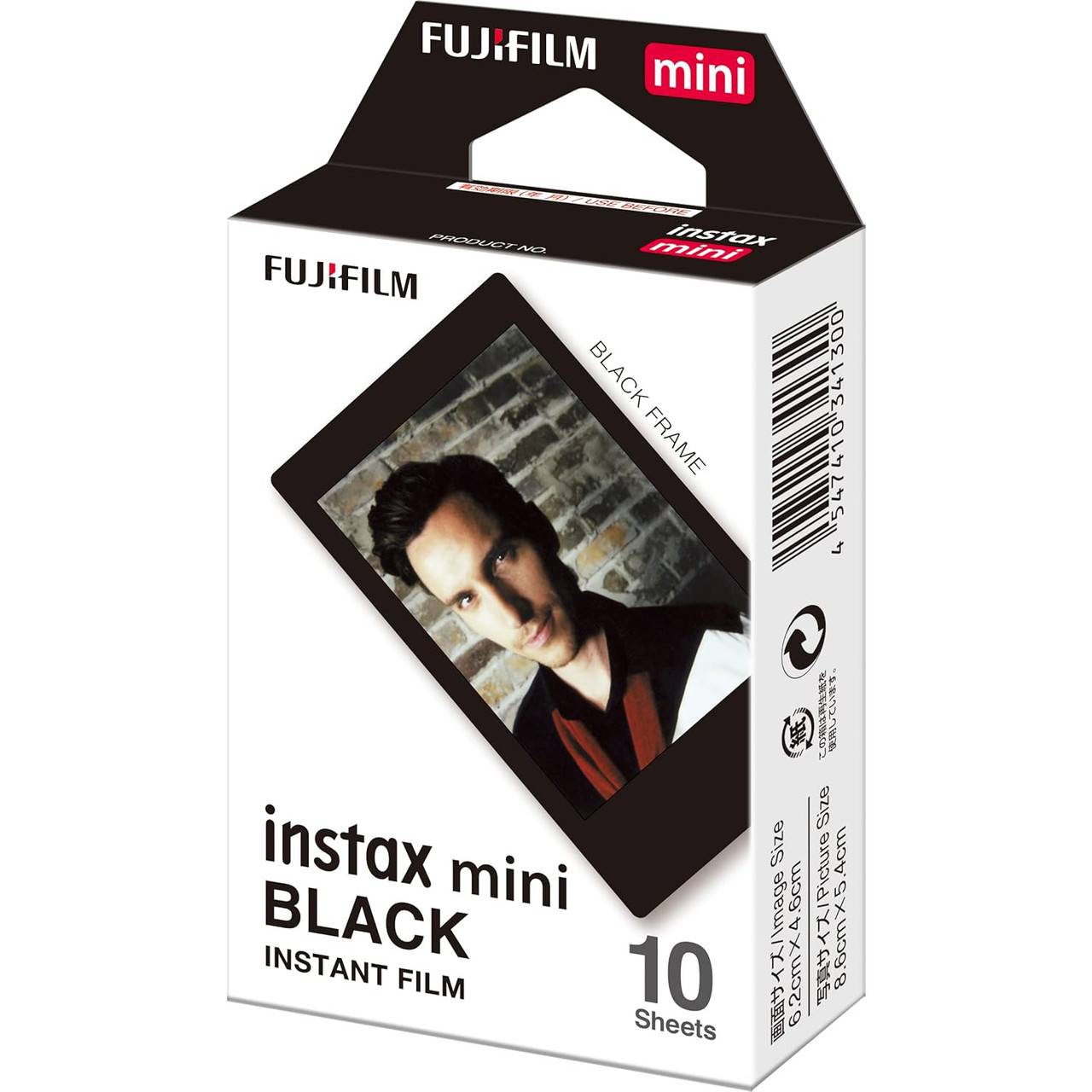 Фотобумага Fujifilm Instax Mini Black 8,6х5,4 см Черный 10 шт