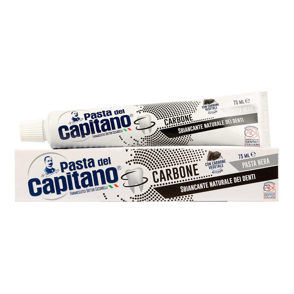 Зубная паста Pasta Del Capitano Dentifricio Carbone 75 мл