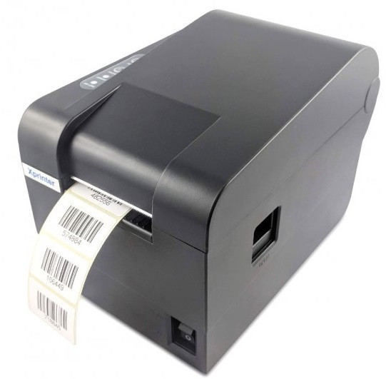 Термопринтер етикеток і чеків Xprinter XP-235B 60 мм чорний