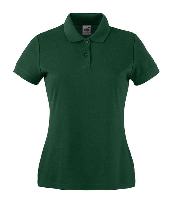 Поло Fruit of the loom 65/35 Polo Lady-Fit 2XL Темно-зеленый (63-212-0)
