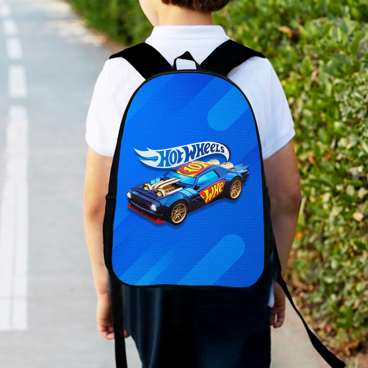 Дитячий рюкзак Hot Wheels 34х27х13 см, різнокольоровий — арт. 2342422619