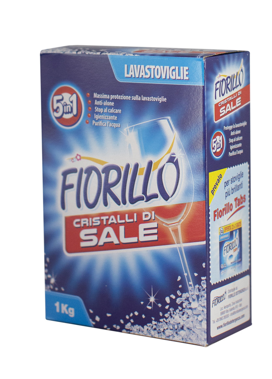 Соль для посудомоечной машины Fiorillo 5 в 1 1 кг