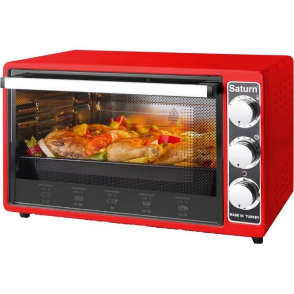Електрична піч Saturn ST-EC1073 Red (F00123585)