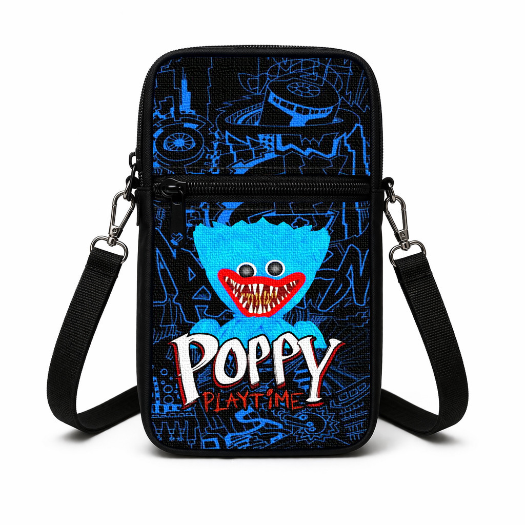 Дитяча сумка через плечо Хаггі Ваггі Poppy Playtime, поліестер, 19×10×5 см