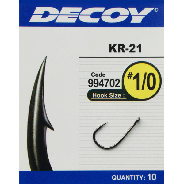 Гачок Decoy KR-21 Black Nickeled 01 10 шт/уп (1013-1562.02.96)