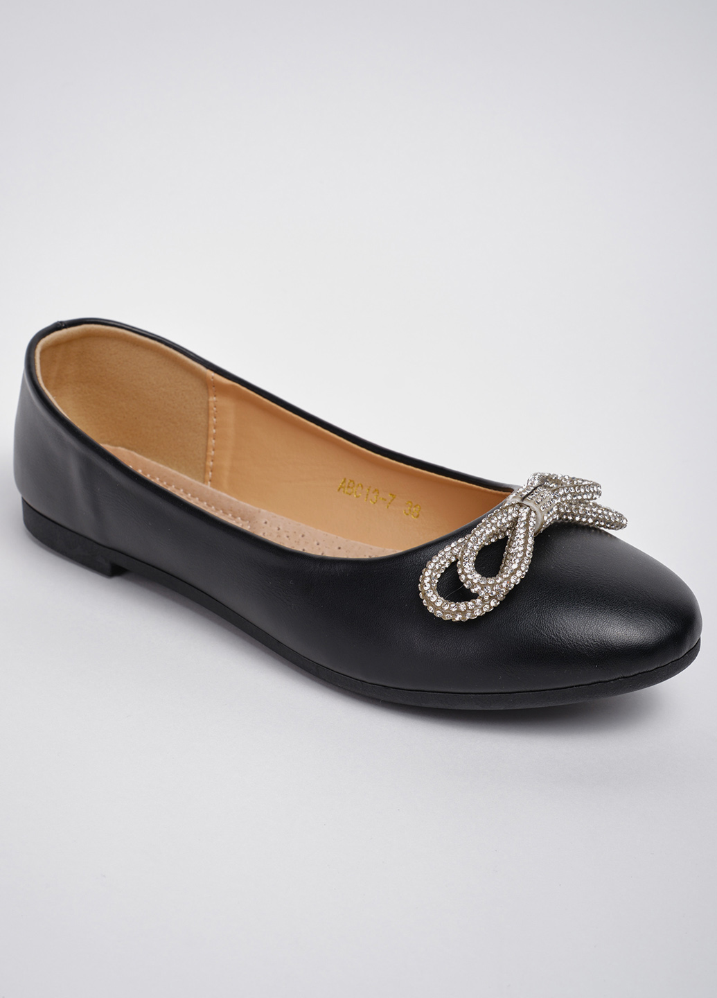 Балетки женские 343508 р.40 (24) Fashion Черный