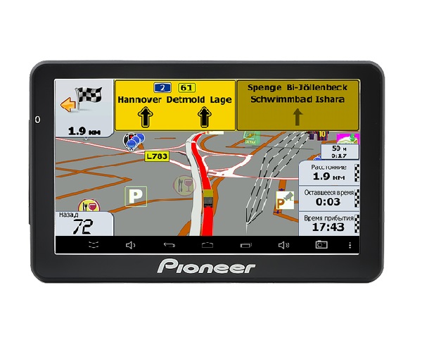 GPS навігатор Pioneer A75 з картами Європи для вантажівок (pi_a755673475)