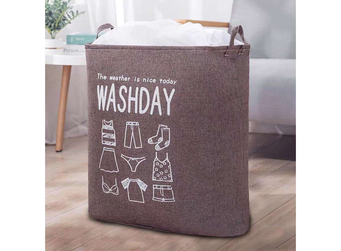 Кошик складний для білизни та іграшок Washday Коричнева 212-8725401