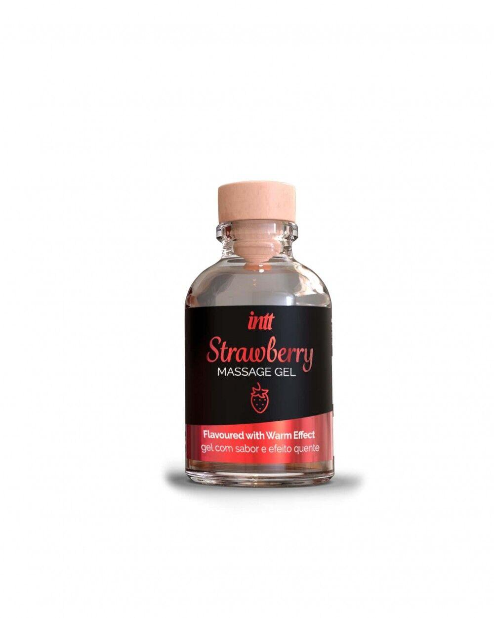 Массажный гель для интимных зон Intt Strawberry 30 мл