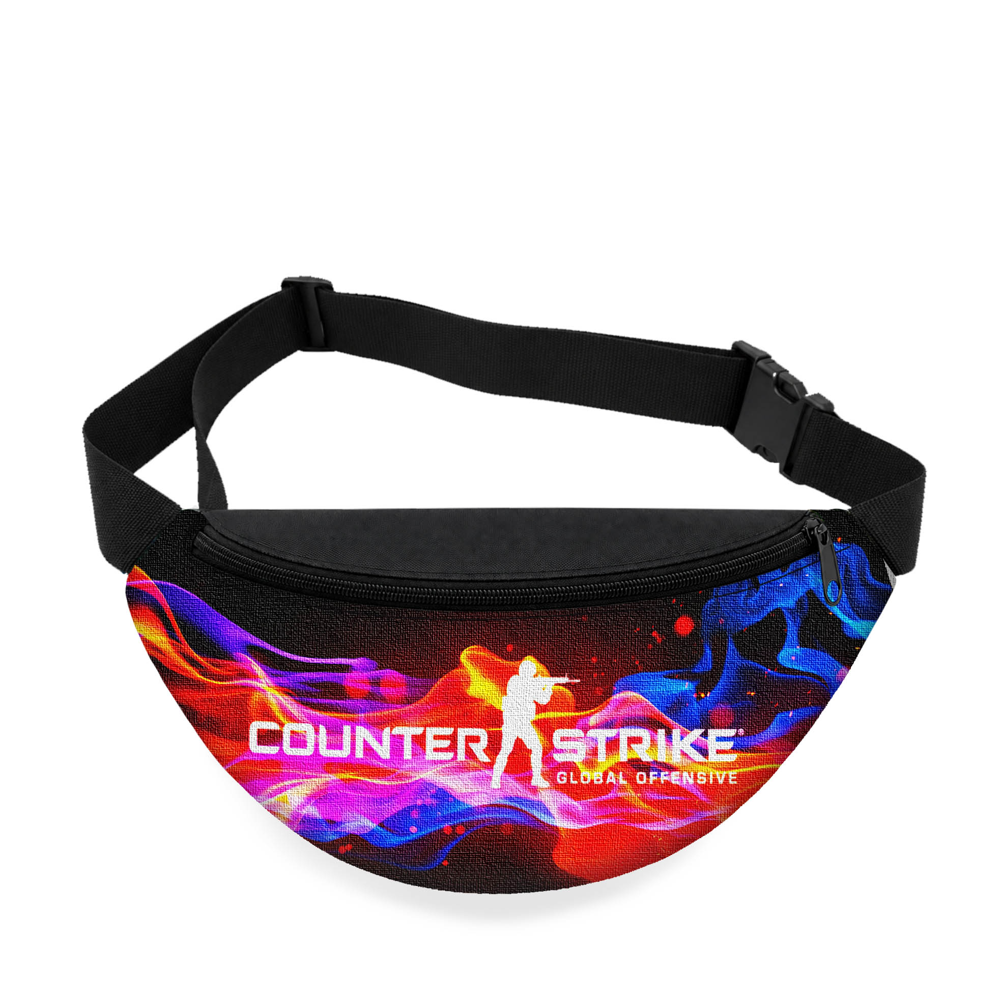 Дитяча сумка-бананка Counter-Strike Global Offensive, чорна, 32x15x7.5 см