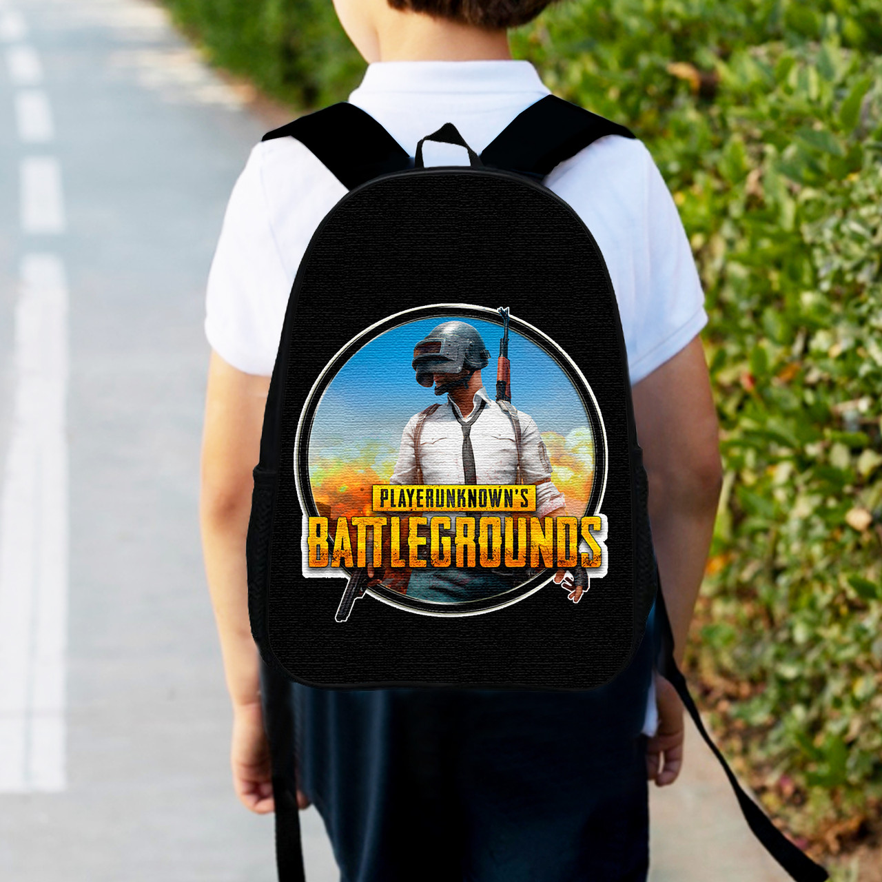 Дитячий рюкзак PUBG Battlegrounds, водостійкий поліестер, 34х27х13 см, різнокольоровий