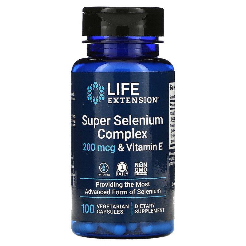 Комплекс Селен и Молибден Life Extension Super Selenium Complex 100 Veg Caps