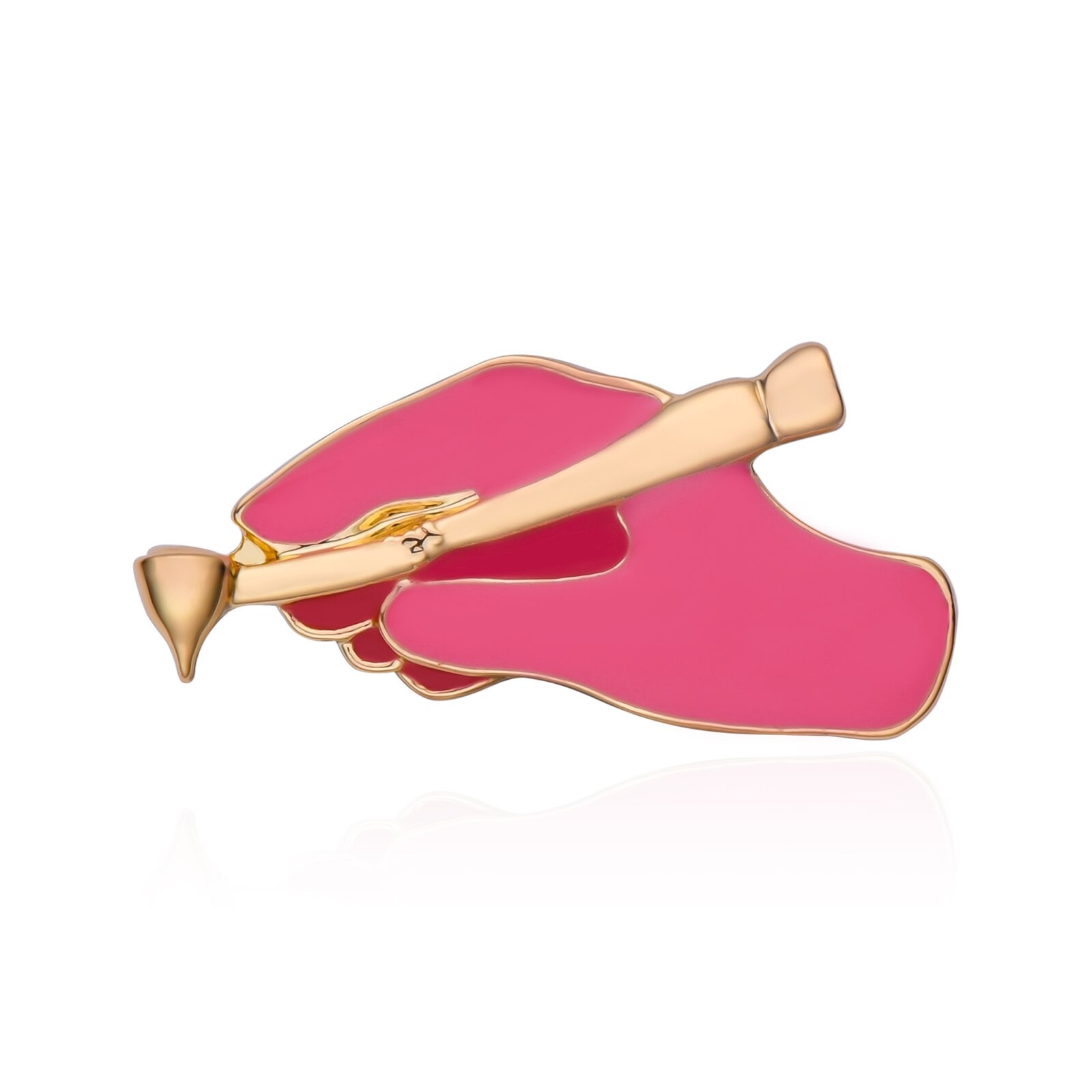Значок BROCHE Бормашина стоматологическая розовый BRGV112816