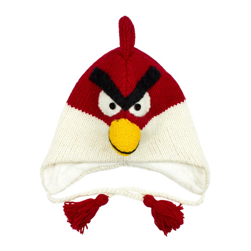 Шапка с ушками Kathmandu Animals Angry bird Оne size Красный (22952)