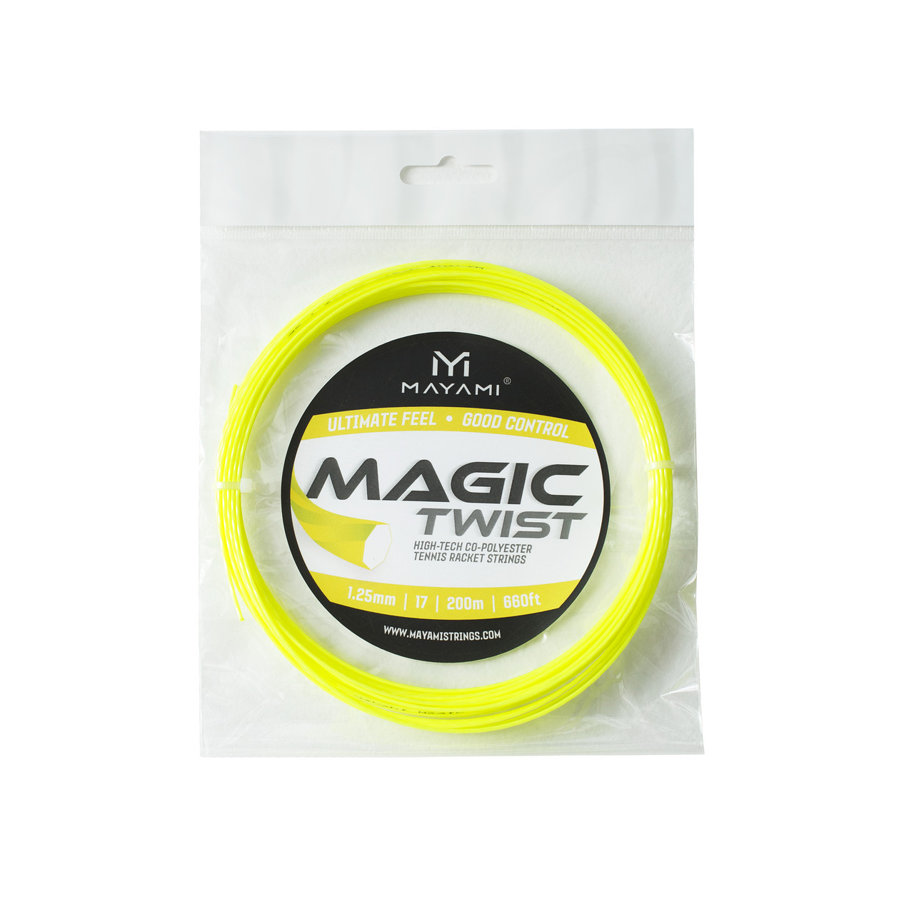 Тенісні струни MAYAMI MAGIC TWIST 1,25 12m yellow