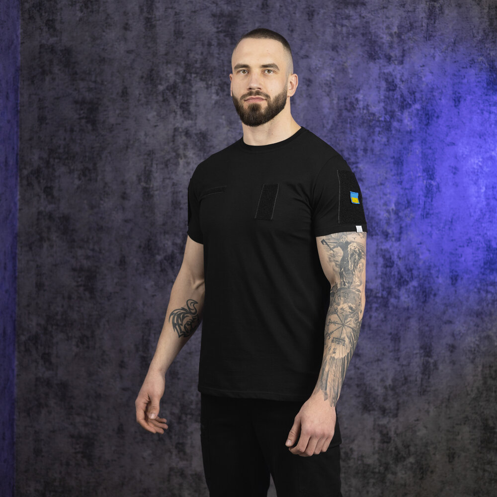 Футболка мужская Pobedov Peremoga Military 229781 S Черный (00000006280)