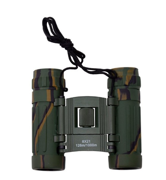Бинокль 8x21 Mil-Tec Mini складной Ruby lens Woodland 15701020