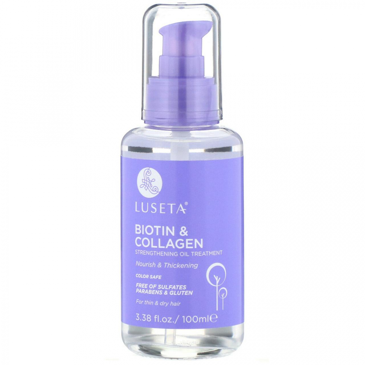 Олія для волосся на основі біотину та колагену Luseta Biotin & Collagen Strengthening Oil 100ml