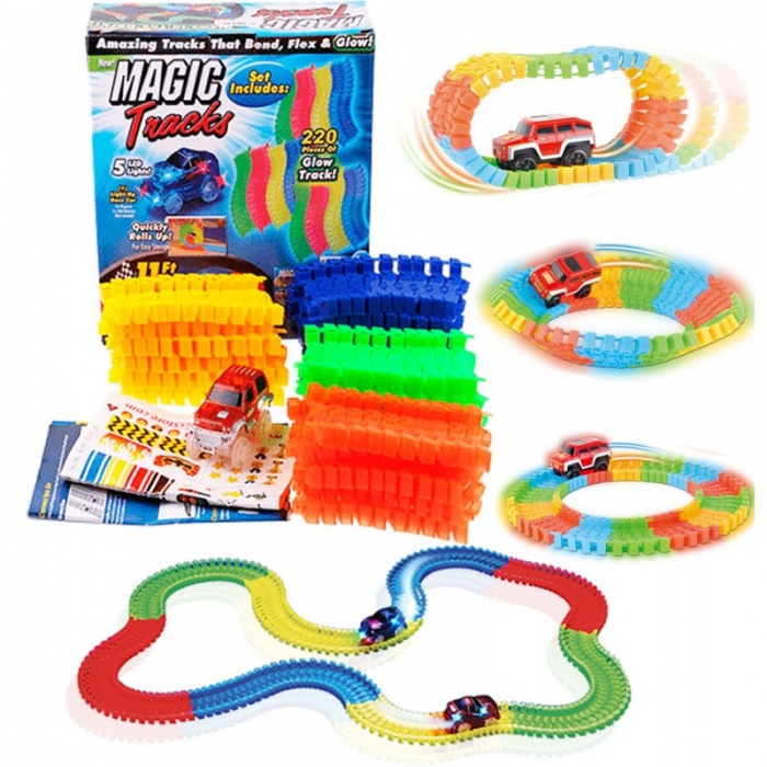 Дитячий гоночний трек Magic Tracks 220 деталей