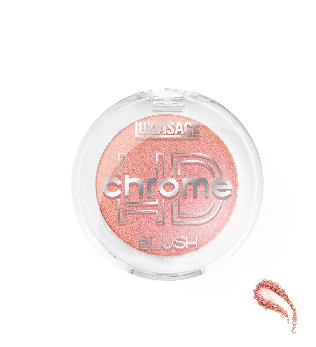 Рум'яна Luxvisage HD chrome 105 Ніжний рожевий