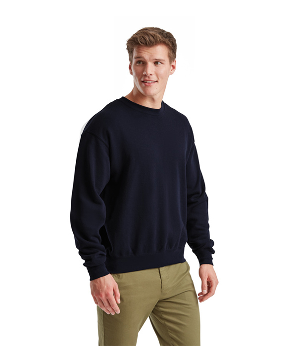Пуловер Fruit of the loom Classic set-in sweat L Темно-синий (62-202-0)