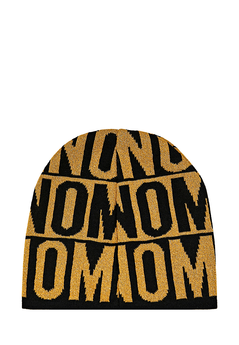 Шапка Moschino женская One Size Золотисто-черный (65165-5)