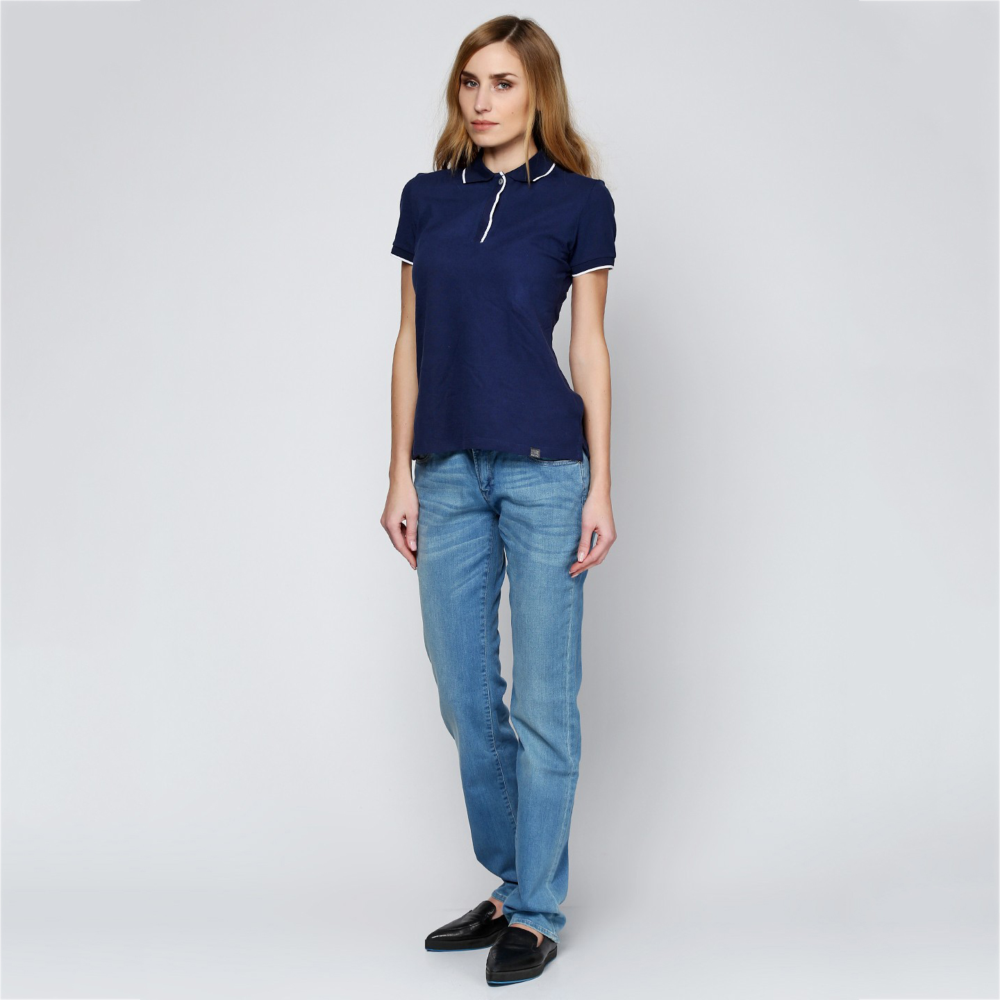 Джинси жіночі Geox W3232J LIGHT MEDIUM BLUE 29 Синій (W3232JLMBL-29)