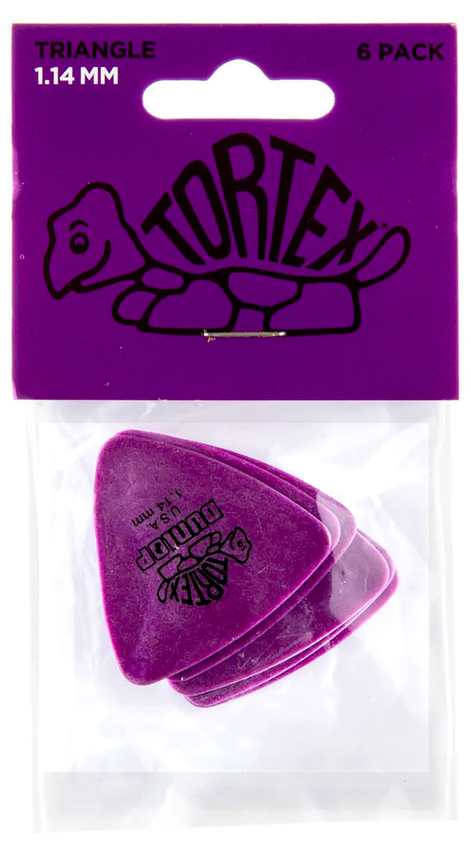 Медіатори Dunlop 431P1.14 Tortex Triangle Player's Pack 1.14 mm (6 шт.)