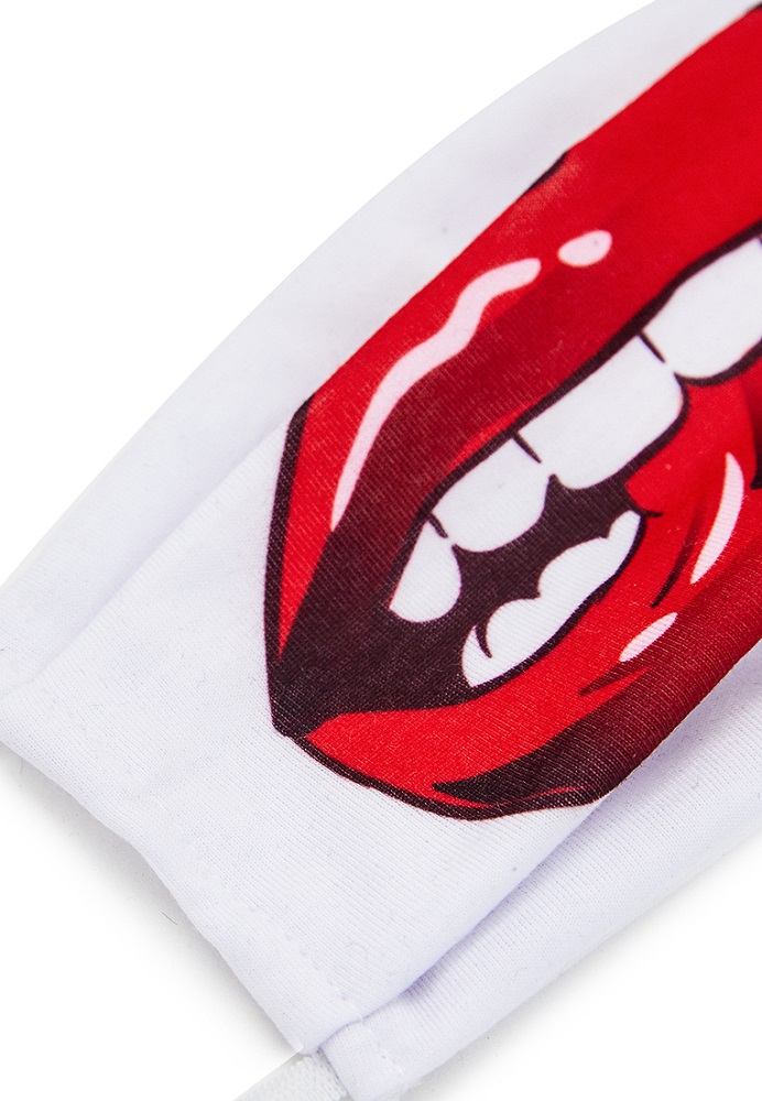 Маска для лица Geronimo lips 3006 One size Бело-красный (ZIK0000014432)