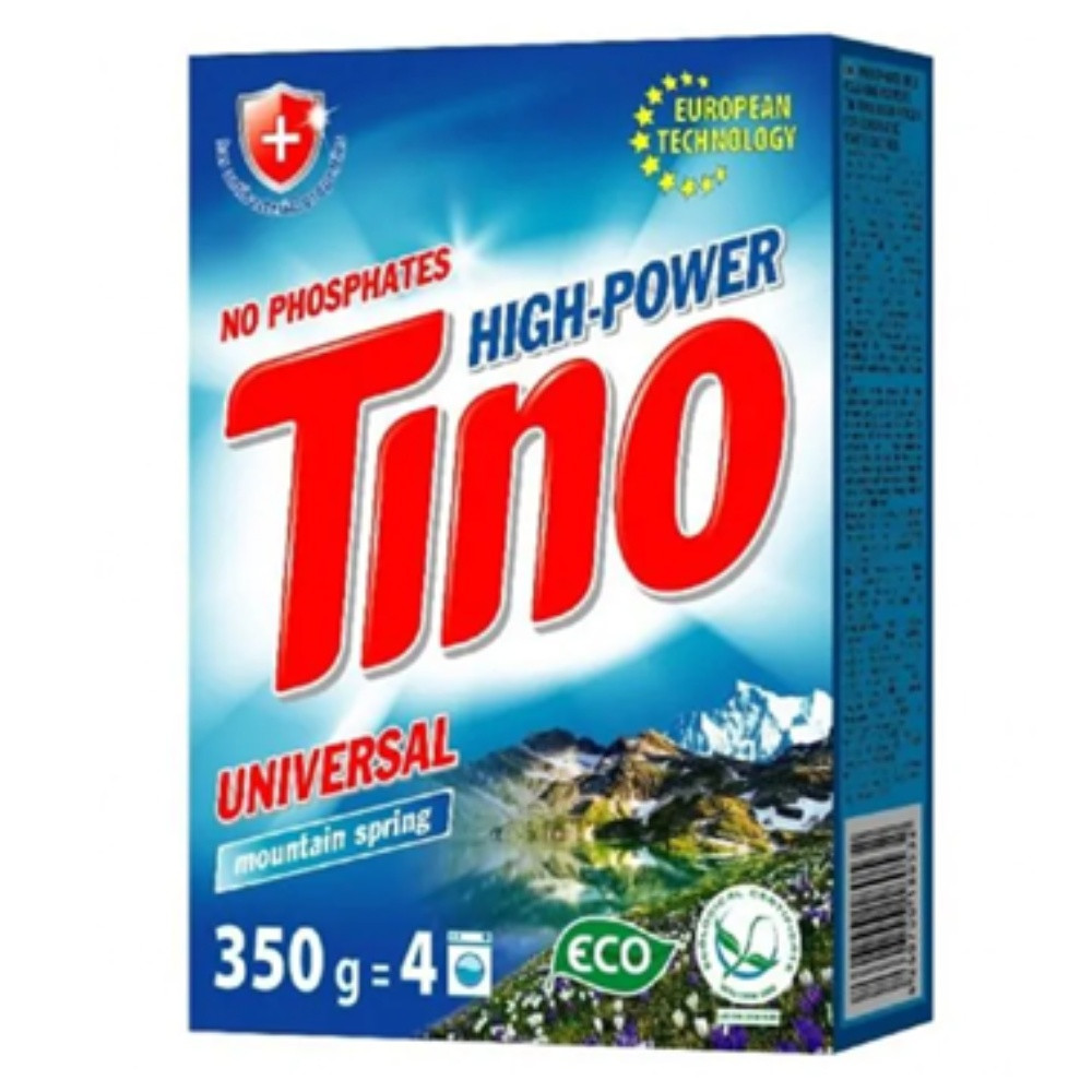 Порошок для стирки универсальный Tino High-Power Mountain Spring 350 г