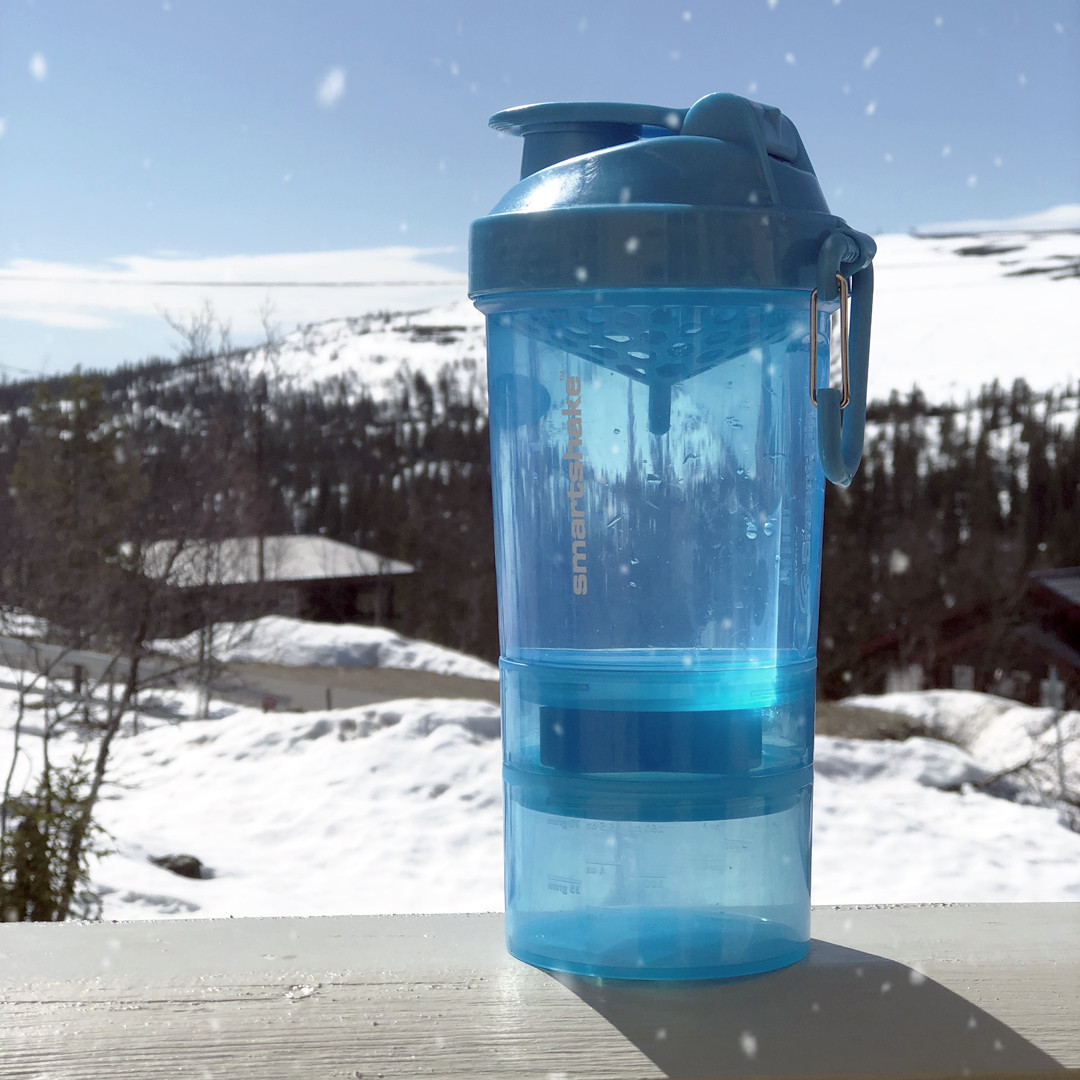 Шейкер спортивний SmartShake Original2GO 600ml Neon Blue (1838398712)