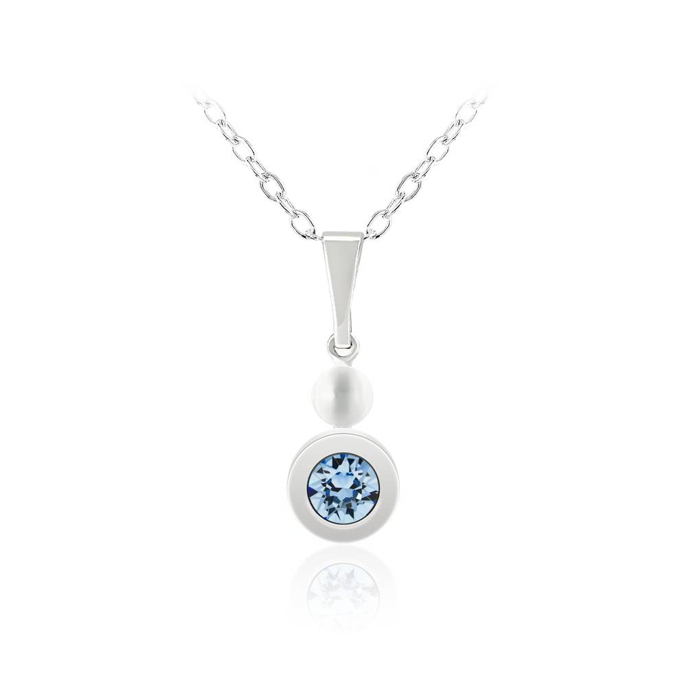 Кулон KOBI Tora з круглим каменем Swarovski 4 мм (7430-2677-12-32)