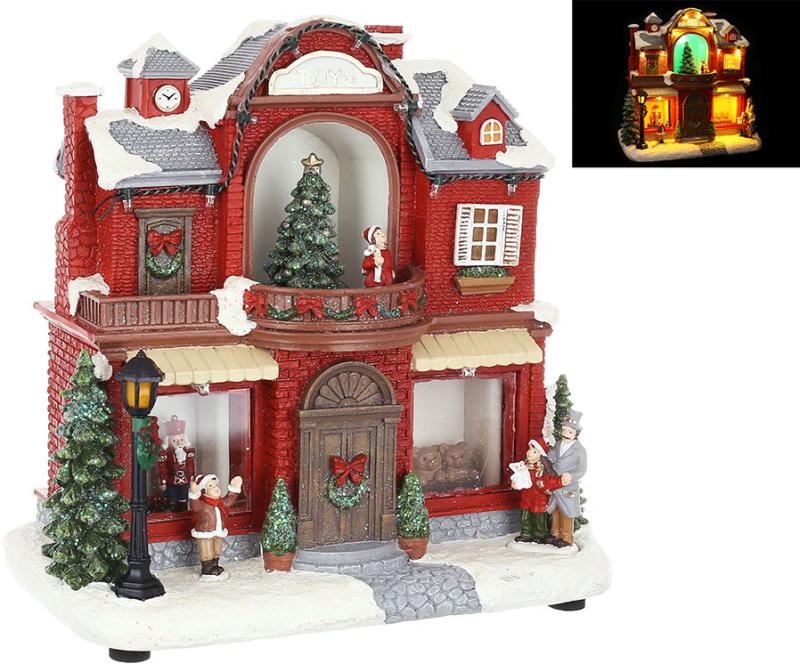 Светодиодная статуэтка Toy store 23.5х14.5 см BonaDi Разноцветный DP232292