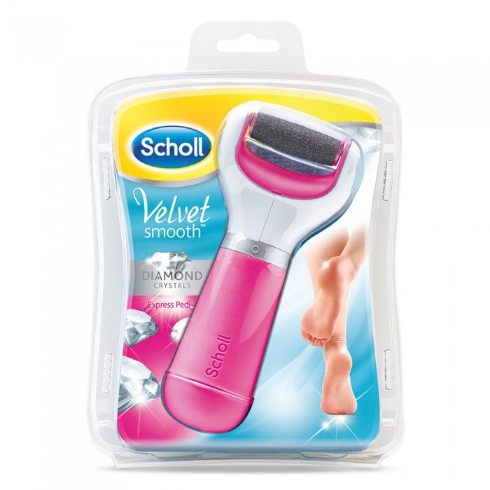 Пилка електрична для педикюру SCHOLL Velvet smooth Diamond Crystals Pink (VI00798)
